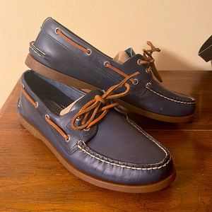 Sperry top sider mako 2eye blue boat shoe!